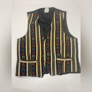 Vintage Striped Multicolor Vest
